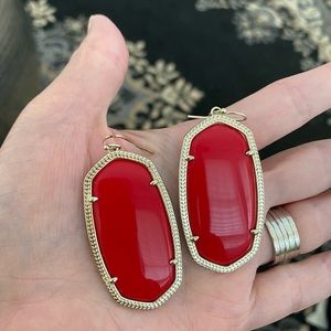 Kendra Scott Danielle Earrings Bright Red